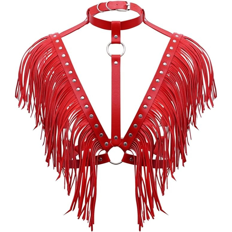 FlexLuxe Adjustable Harness Belt - Red - image 7