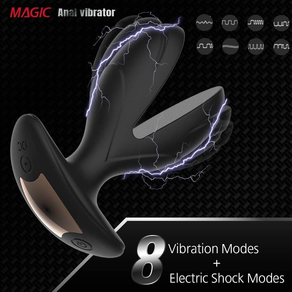 Waterproof Silicone Remote-Control Vibrating Anal Plug - image 4
