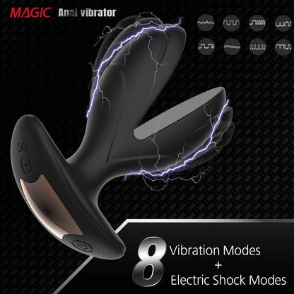 Waterproof Silicone Remote-Control Vibrating Anal Plug - image 4