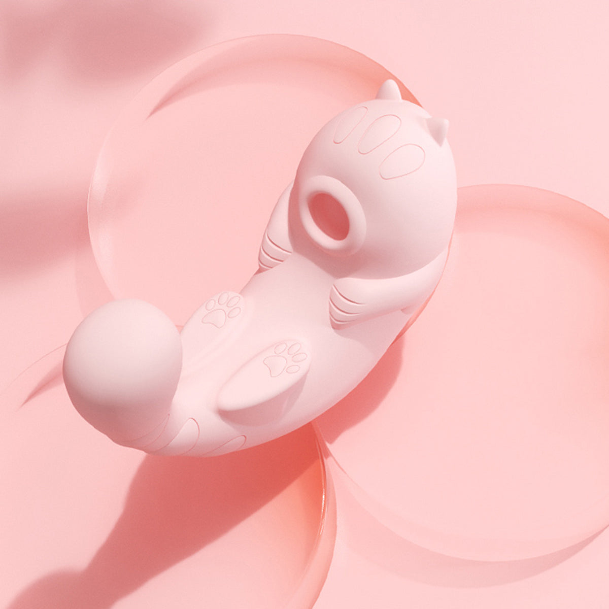 Smart Kitty App-Control Suction Cute Vibrator - Pink - image 3