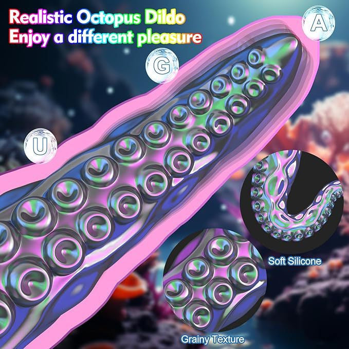 Octopus Tentacle Vibrator LED Display Monster Dildo - image 3