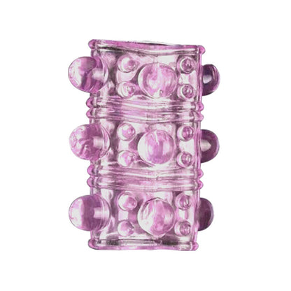 Silicone Cock Sleeve Penis Ring - Pink - image 1