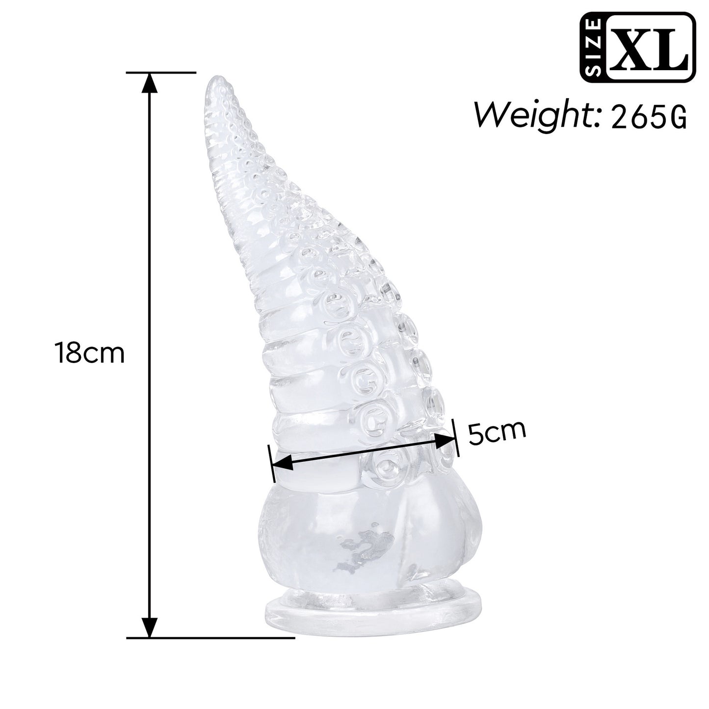 Octopus Novelty Anal Plug - XL - image 4