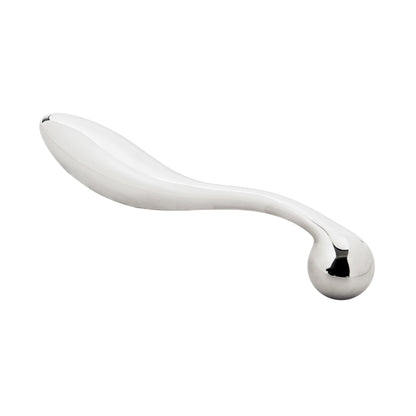 Mirror-Polished Stainless Steel Pull-Ring Anal Dilator Plug - image 0