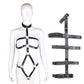 Adjustable Open Bra Strap SM Harness With Arm Restraints lingerie - image 2