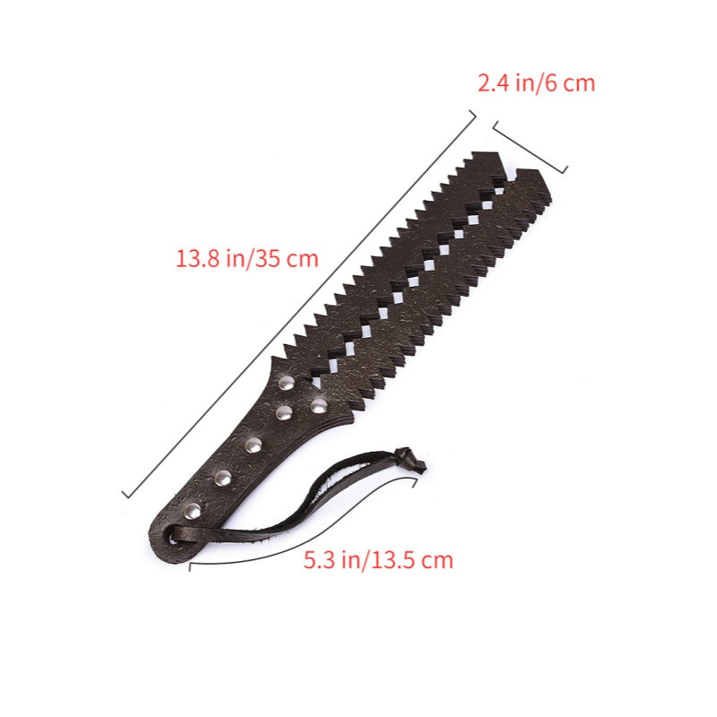 Serrated Faux Leather Flogger - image 5