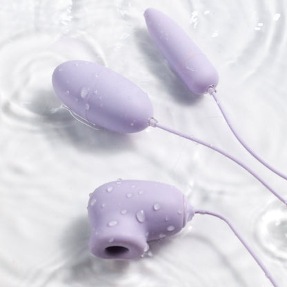 Rechargeable Dual Vibrator Clit Sucking Toy - image 4