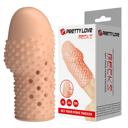 PRETTYLOVE Becks Penis Sleeve - Natural Skin Tone - image 4