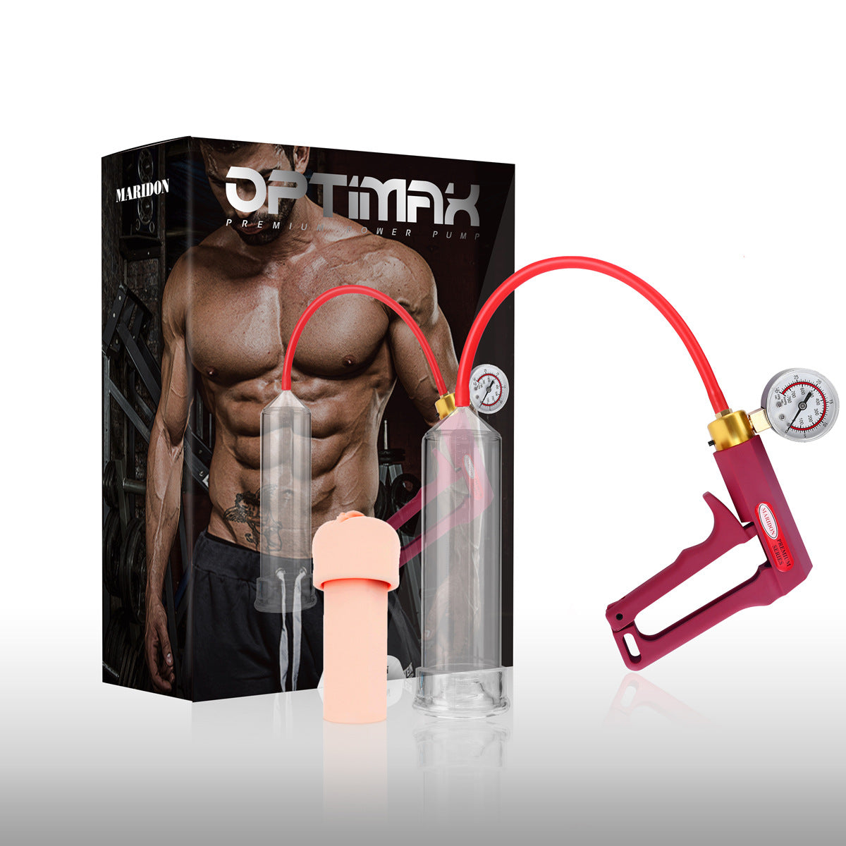 Penis Pump Penis Enlarger Genuine Vagina Inverted Mold - Beige - image 0