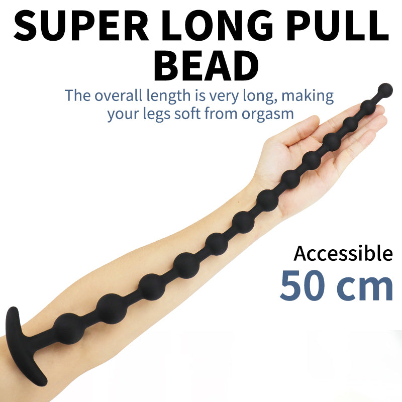 58cm Extra Long Butt Plug Pull Beads Anal Plug - image 8