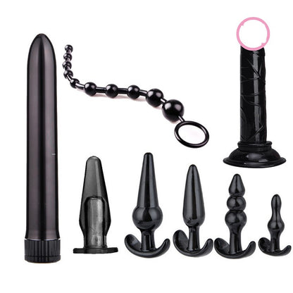 8 PCS Anal Plug Set Silicone Butt Plug - A - image 0