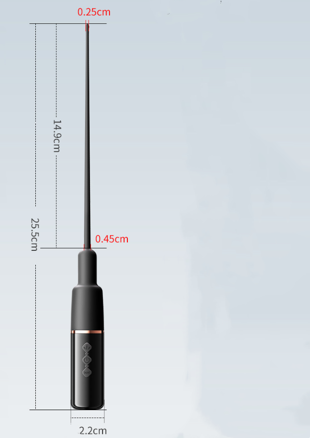 USB Rechargeable Vibrating Silicone Urethral Sound - image 2