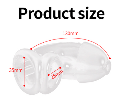 Eletric Chastity Cage with Silicone Urethral Sound - image 7