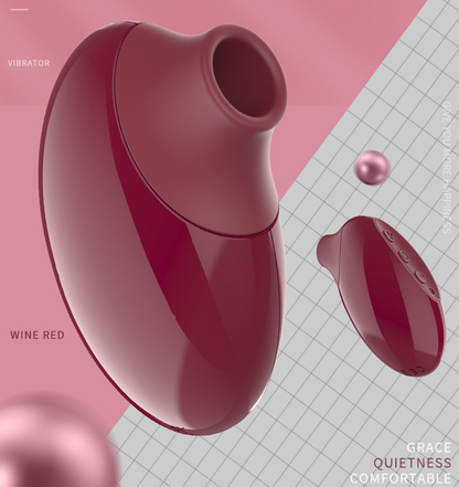 Sonic Clit Stimulator Clit Sucker - Cherry - image 1