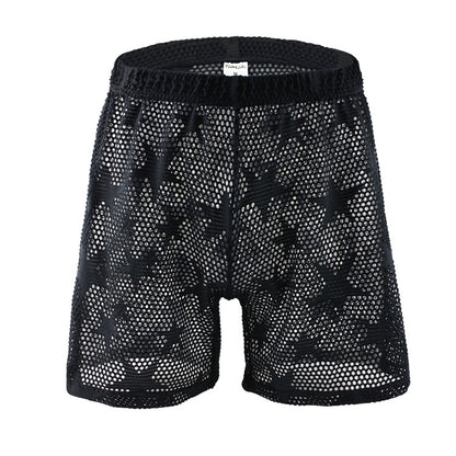 Men's Sexy Mesh See Through Shorts - image 3
