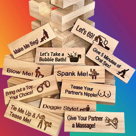 Swingers MILD Sex Toy Jenga Jinga Game - image 1