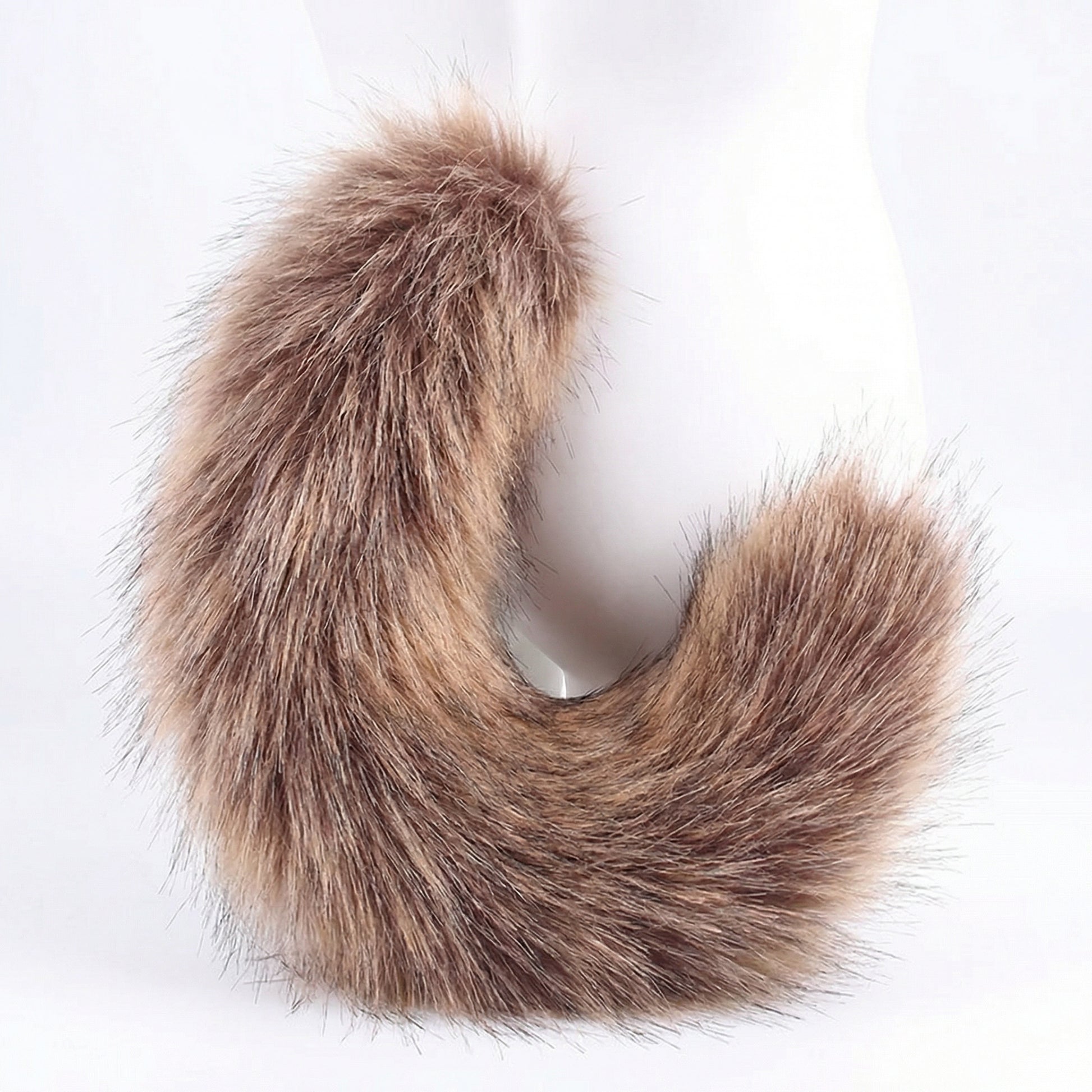Brown Fox Tail Butt Plug • 18.1 Inch Tail - image 11