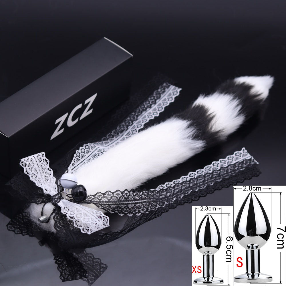 15.7'' Playful Tail Butt Plug With Ribbon Accent - D - image 5