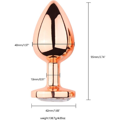 Premium Stainless Steel Anal Plug Set – Smooth & Stimulating - L - image 0