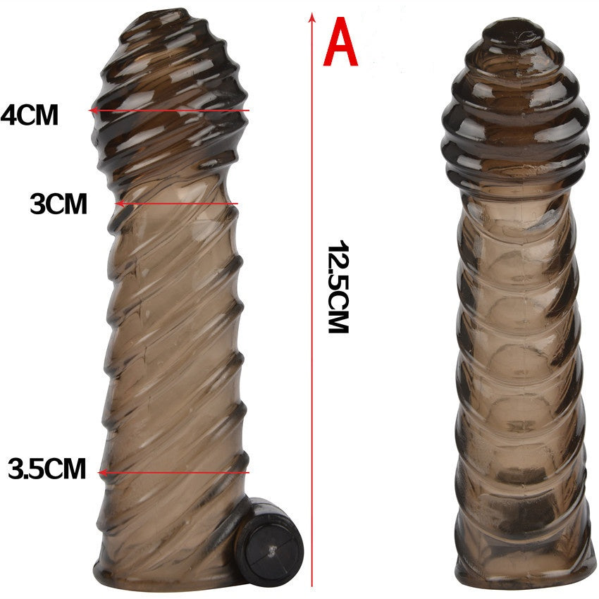 Penis Sleeve Vibrator Penis Extender - A - image 5