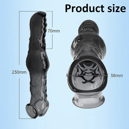 Penis Sleeve Extensions with Vibration - image 3