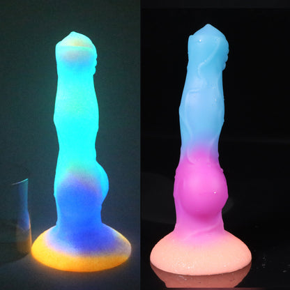 Mythical Space Dog Fantasy Glows Dildo - Glows - image 3