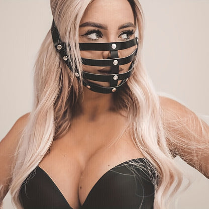 BDSM  Leather Mask - image 5