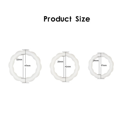 Silicone Luminous Cock Rings - A - image 3