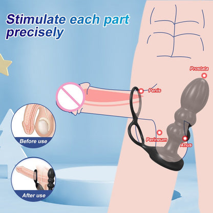Prostate Massager with1 Trusting and 5 Vibrating Modes - image 4