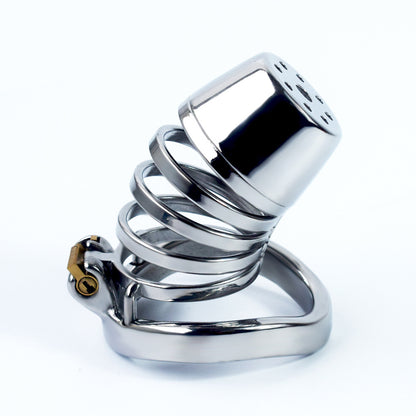 Stainless Steel Chastity Cage 40-50mm Ring - image 3
