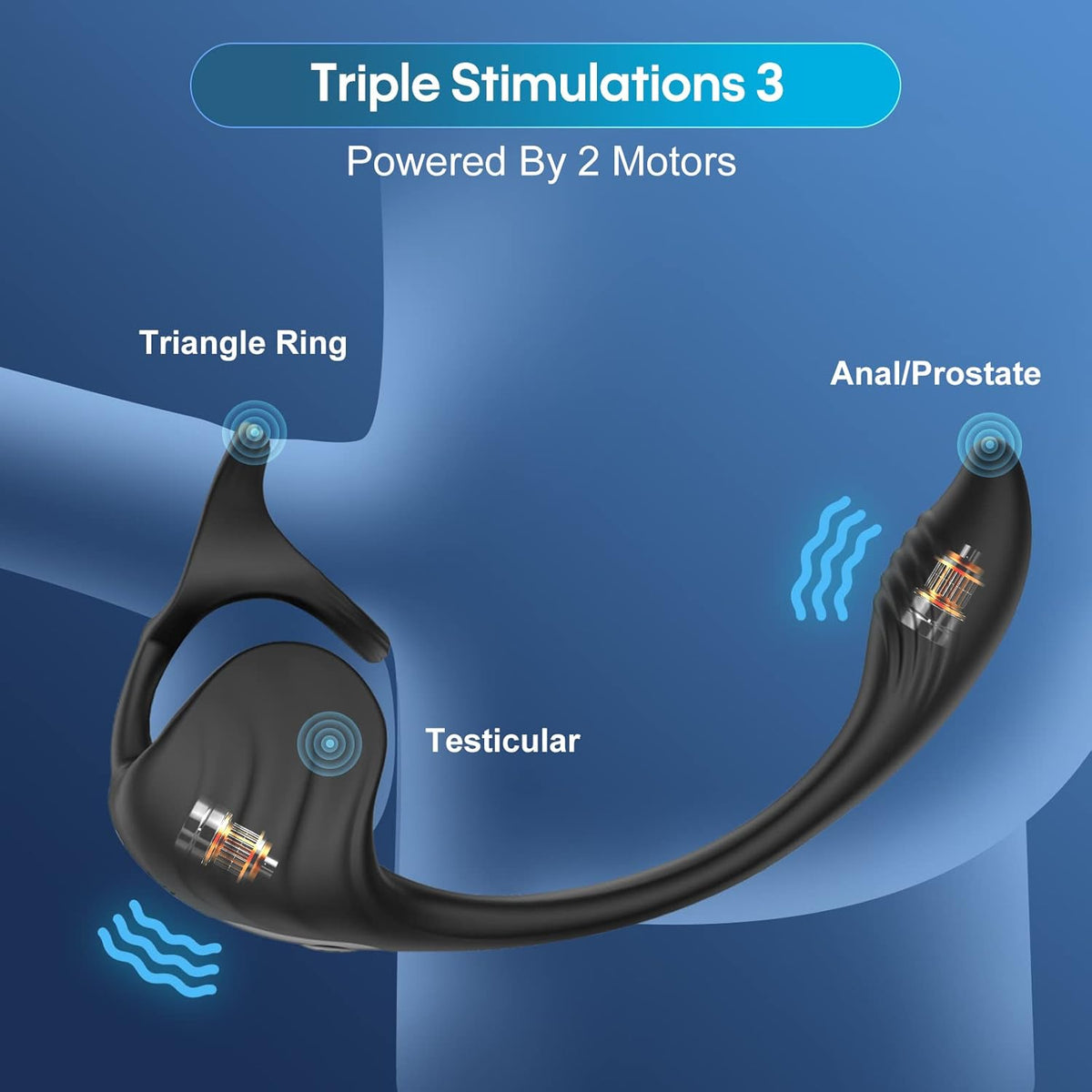 App Control Cock Ring Prostate Massager - image 3