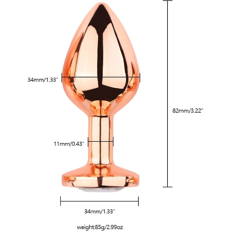 Premium Stainless Steel Anal Plug Set – Smooth & Stimulating - M - image 2