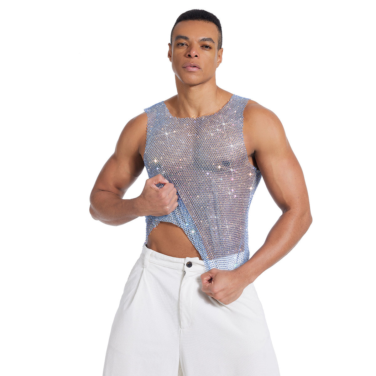 Starluxe Mesh Sparkle Top – Style H - image 7