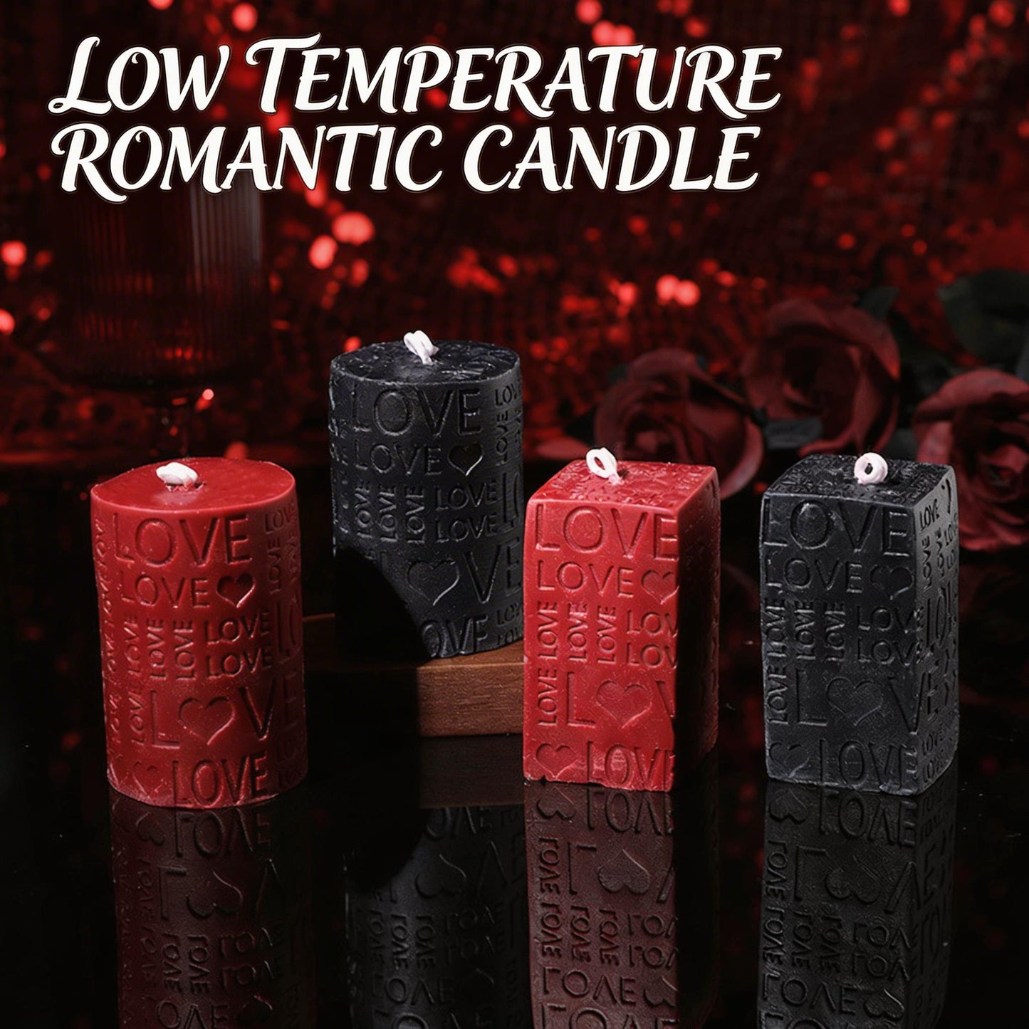 LOVE-Shaped Sensual Soy Wax Candle - image 3