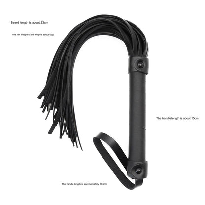 Leather Handle SM Flogger Riding Whip - image 2