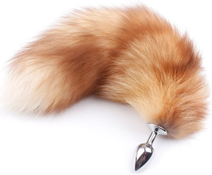 Sexy Cosplay Foxtail Anal Plug - Golden Fox Tail - image 4