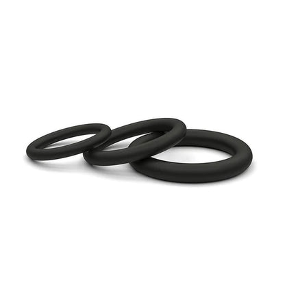 Silicone Cock Ring Set 3 Penis Rings - image 0