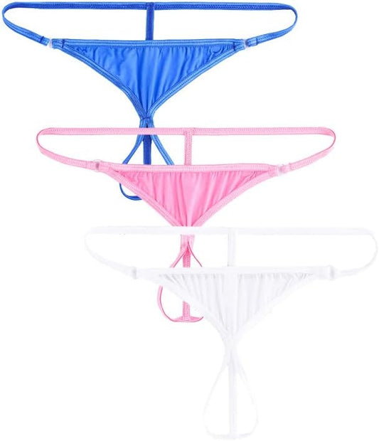 Men Open Front G-string Underwear - image 2