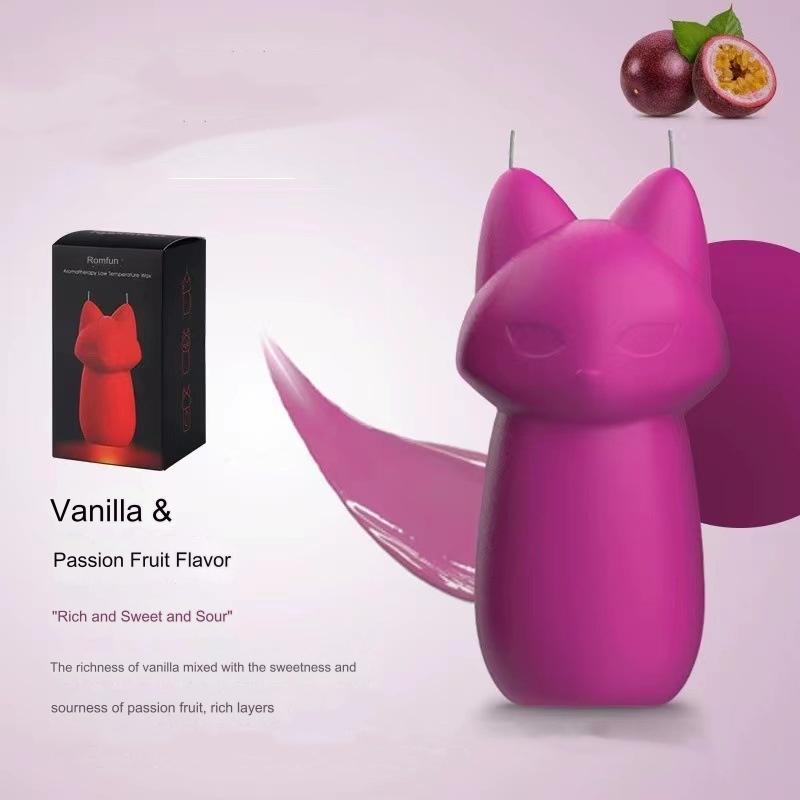 Cat Low Heat Candles Romantic Wax Dripping Candle - Pink - image 3