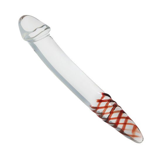 Elegant 9-Inch Glass Dildo with 1.5-Inch Diameter - Clear - image 1