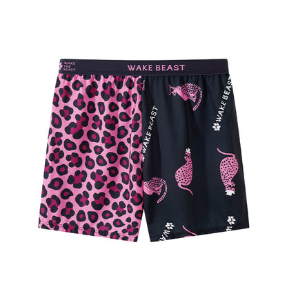 Men's Boxer Briefs With Leopard Print - Pink - 3XL - image 4