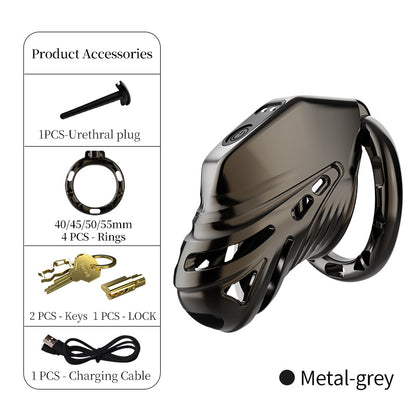 Electric Eel App-controlled Estim Chastity Cage - image 4