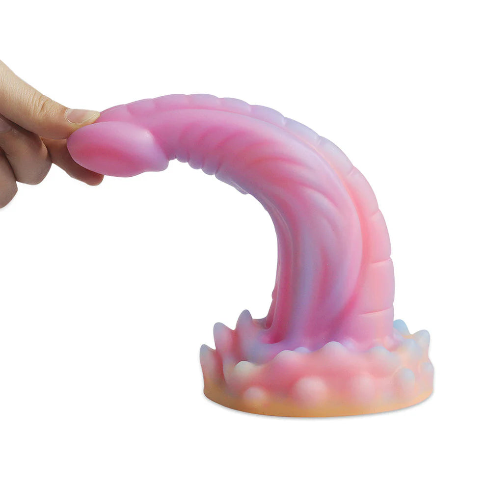 8.14'' Anal Glow In The Dark Dildo with Suction Cup - image 4