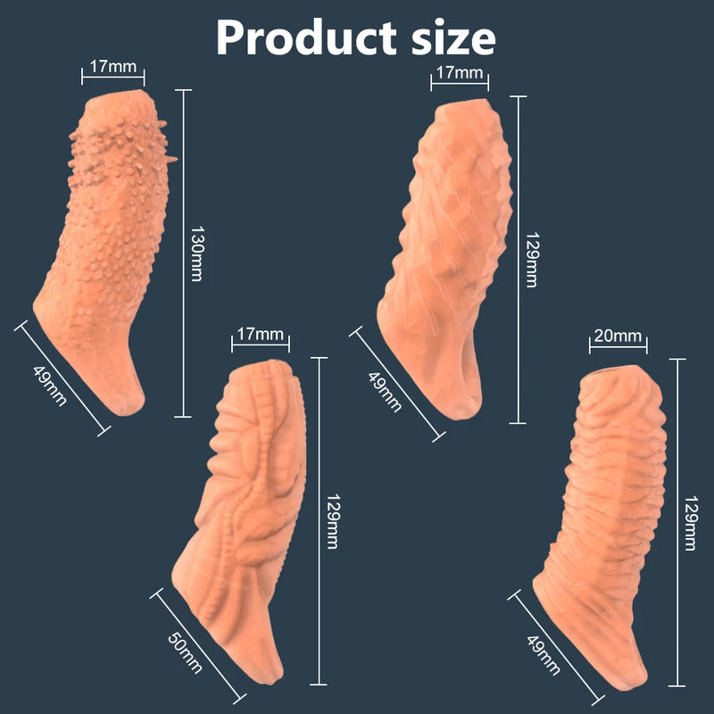Monster Penis Enlargement Sleeve Dildo - image 1