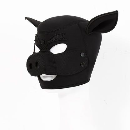 SM Play Pig Mask - Black - image 5