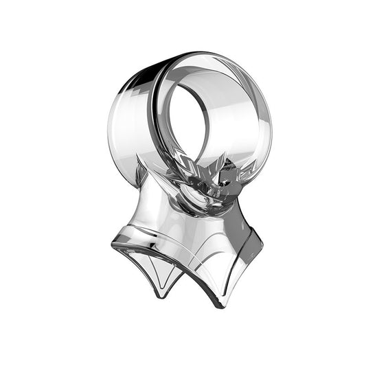 Integrated Cock Ring Ball Stretcher - Clear - image 0