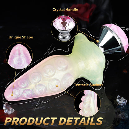 5.62'' Fantasy Tentacle Crystal Plug - image 2