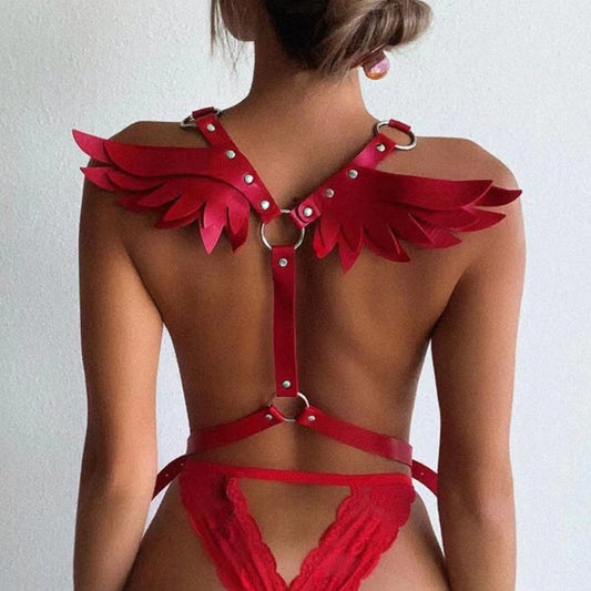 Dark Angel Wing Harness Set  - Red - image 1