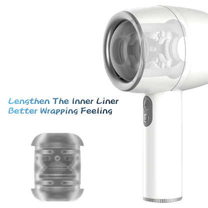 Auto Thrusting Male Masturbator - White - image 5