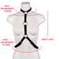 BDSM Leather Handcuffs with Waist Harness - image 4